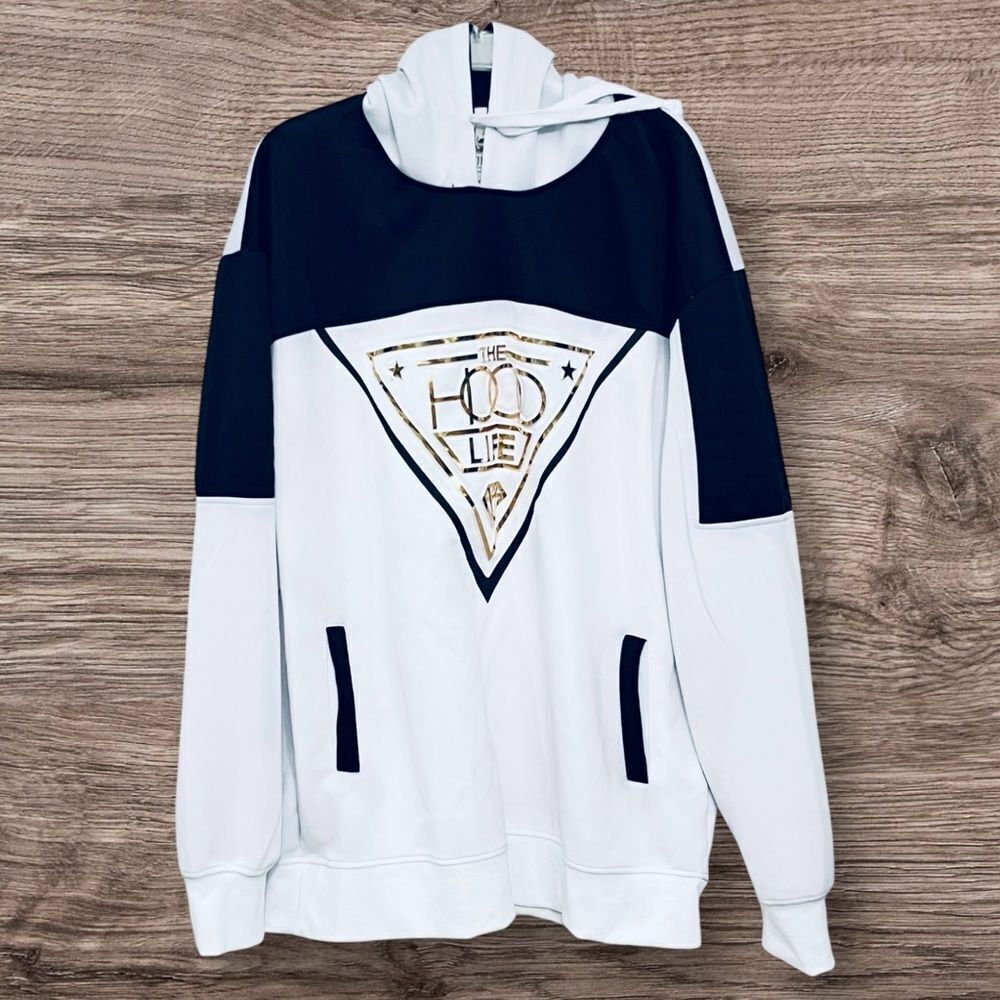 Superior Brand Monarchy Collection Sweatshirt White Black Gold Hoodie Men’s 2XL